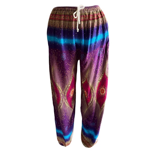 Colorful Boho Pants - Picture 1 of 9